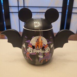 Disney WDW 2025 Mickeys Not So Scary Halloween Party Bat Coffee Mug w/ Lid - NWT
